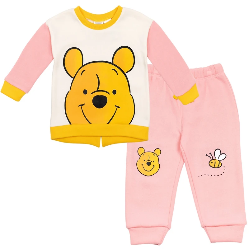 Winnie the Pooh Toddler Girls Fleece Sweatshirt and Pants Set