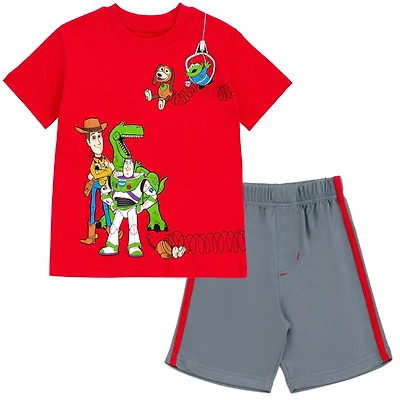 Toy Story Toddler Boys 2T -5T Athletic 2-Piece T-Shirt and Shorts Set