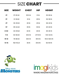 Monsters Inc. Toddler Boys Hooded T-Shirt and French Terry Shorts Outfit Set