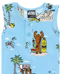 Star Wars Baby Boys Matching Family Sleeveless Romper