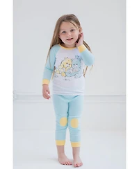 Care Bears Baby Girls Bedtime Bear Funshine Pajama Shirt and Pants Sleep Set Newborn