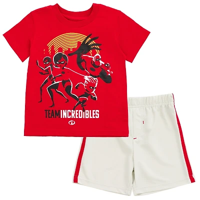 Incredibles Toddler Boys T-Shirt and Mesh Shorts Outfit Set