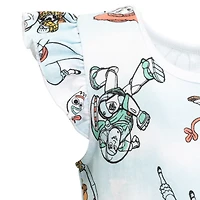 Disney Toddler Girls Toy Story Sleeveless Romper