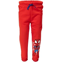 Spidey and His Amazing Friends Toddler Boys Marvel Fleece Pullover Hoodie Pants Outfit Set