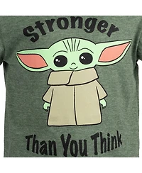 Starwars Boys Star Wars The Mandalorian T-Shirt and French Terry Shorts Outfit Set to