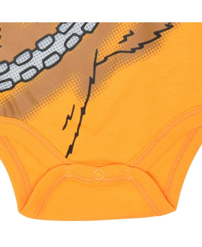 Star Wars Baby Boys Chewbacca C-3PO R2-D2 Darth Vader Yoda 5 Pack Short Sleeve Bodysuits Newborn to