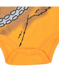 Star Wars Baby Boys Chewbacca C-3PO R2-D2 Darth Vader Yoda 5 Pack Short Sleeve Bodysuits Newborn to