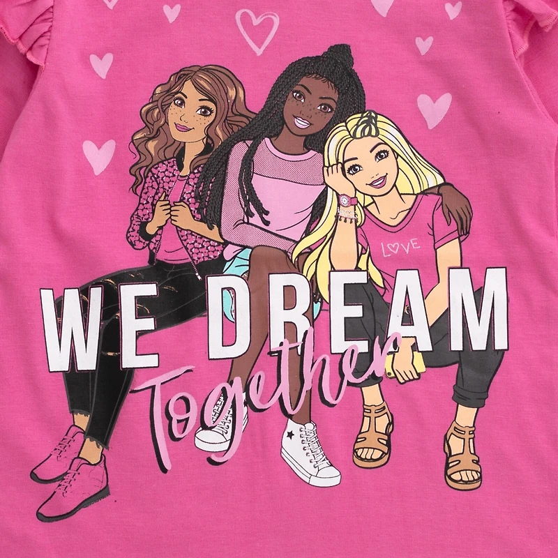 Barbie Toddler Girls Pack T-Shirts