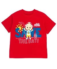 CoComelon Baby Boys Jj Cody T-Shirt and Mesh Shorts Outfit Set to