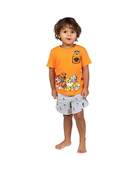 Paw Patrol Toddler Boys T-Shirt and French Terry Shorts Outfit Set