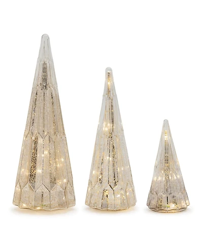 Slickblue Festive Led Trees for Brilliant Holiday Lighting (Set of 3)