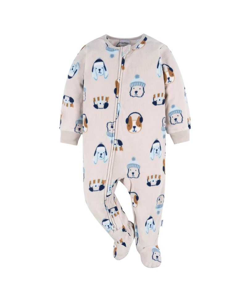 Gerber Baby Boys Blanket Sleepers, 2-pack