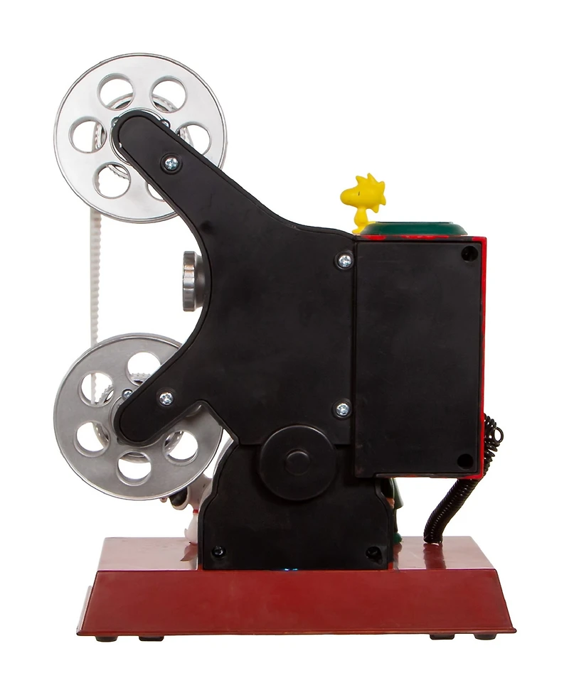 Kurt Adler Peanuts 8.6-Inch Battery-Operated Animated Projector Musical Tablepiece