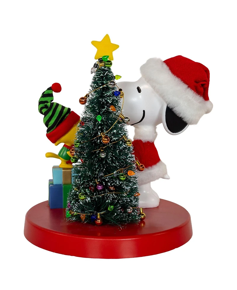 Kurt Adler Peanuts Snoopy and Woodstock Table Piece, 8 Inches
