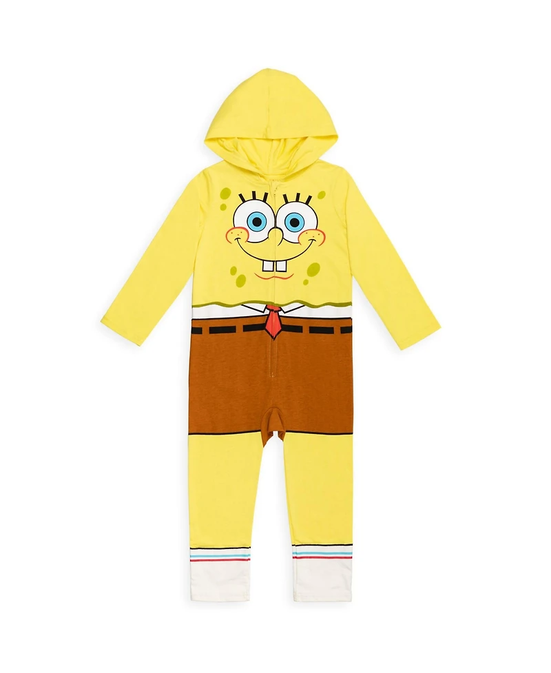 Nickelodeon Boys SpongeBob SquarePants Patrick Zip Up Cosplay Costume Coverall to