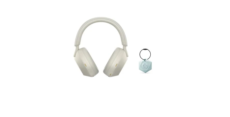Sony Wh-1000XM5 Wireless Noise Canceling Over-Ear Headphones (Silver) Bundle