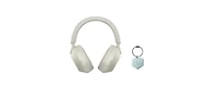 Sony Wh-1000XM5 Wireless Noise Canceling Over-Ear Headphones (Silver) Bundle