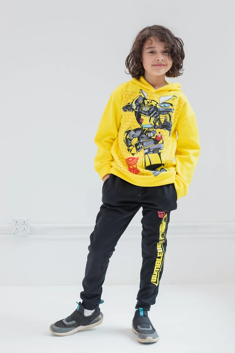 Transformers Boys Fleece Pullover Hoodie and Jogger Pants Outfit Set