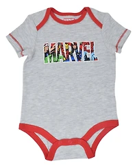 Avengers Baby Boys Spider-Man 5 Pack Bodysuits