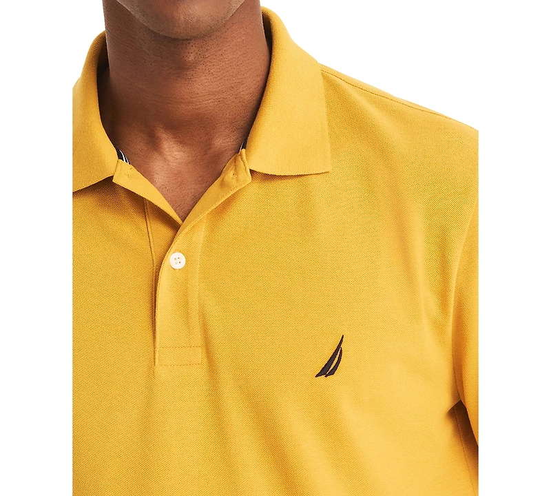 Nautica Men's Long Sleeve Deck Polo Shirt
