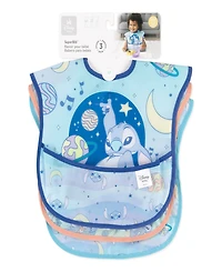 Bumkins Disney Waterproof Superbib Set, 3 Pack
