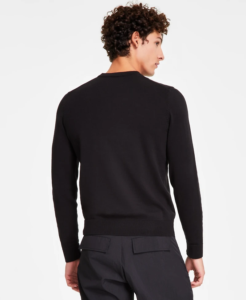 Hugo by Boss Men's San Cassius Logo Sweater, Created for Macy's