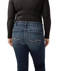 Silver Jeans Co. Plus Size Avery High-Rise Curvy-Fit Slim Bootcut Jeans