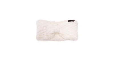 Muk Luks Women's Butterfly Brushed Poly Cable Headband