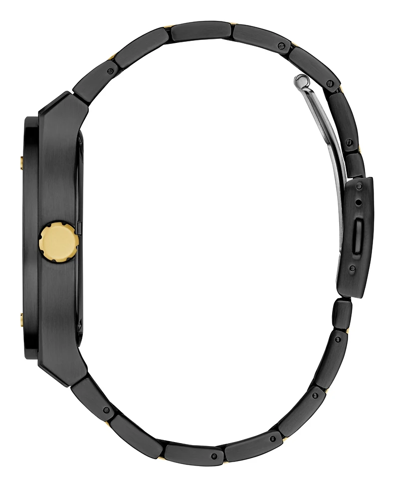 Guess Men's Multi-Function Black Stainless Steel Watch 45mm