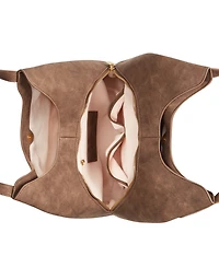 Style & Co Whip-Stitch Soft 4-Poster Tote