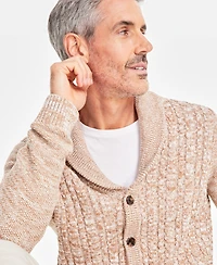 Club Room Men's Chunky Shawl Collar Cardigan Sweater, Created for Macy's