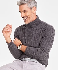 Club Room Men's Chunky Turtleneck Sweater