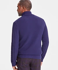 Club Room Men's Chunky Turtleneck Sweater, Created for Macy's