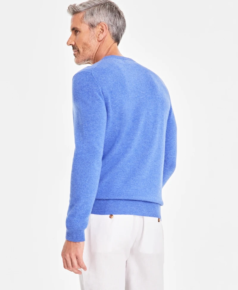Club Room Men's Crewneck 100% Cashmere Sweater, Macy's Exclusive