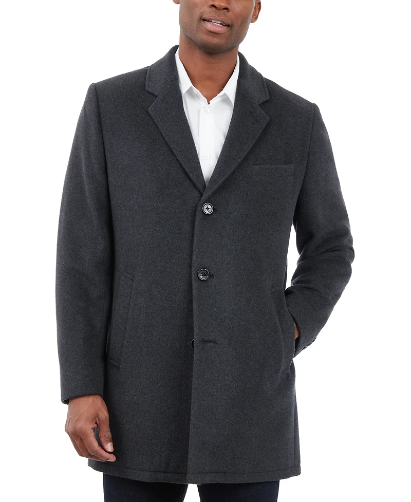 Michael Kors Men's Wool-Blend Car Coat