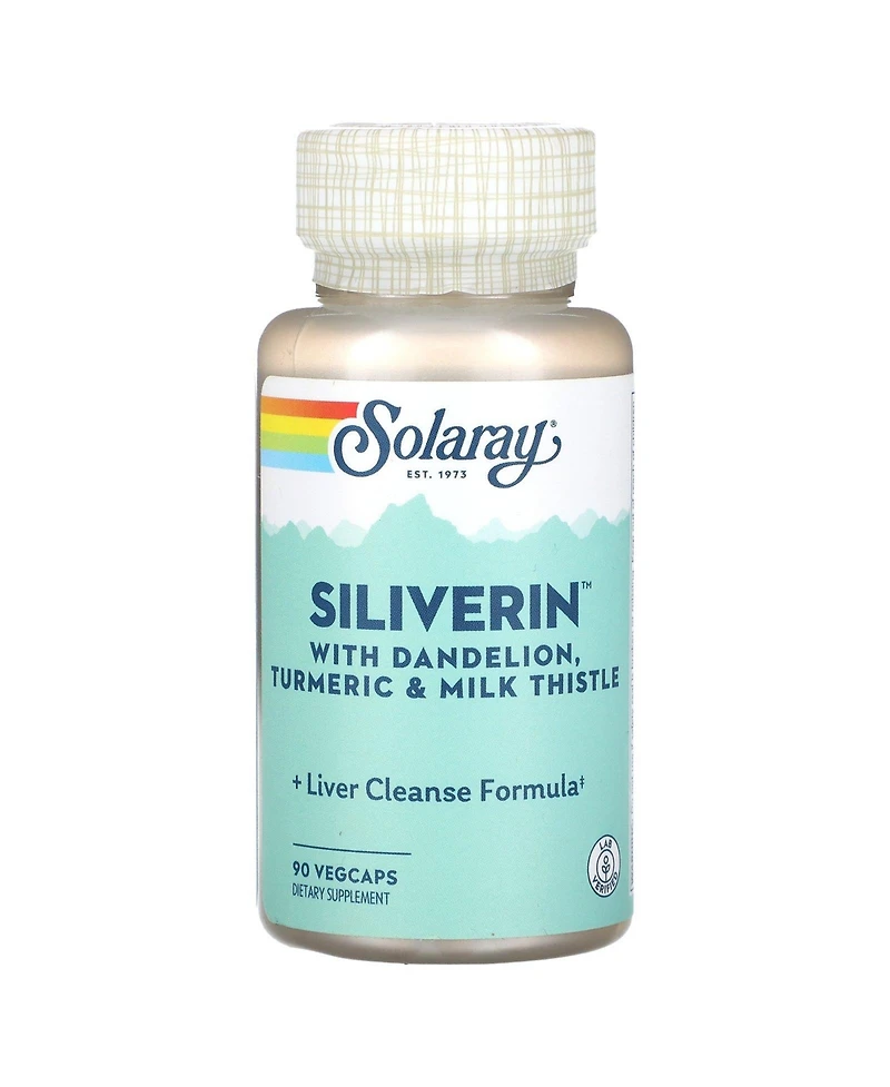 Solaray Siliverin - 90 VegCaps