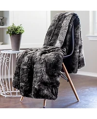 Chanasya Premium Wolf Faux Fur Throw Blanket