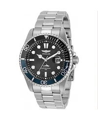 Invicta Men's Pro Diver Quartz 3 Hand Black Dial Watch