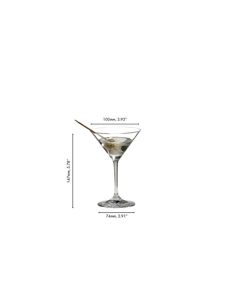 Riedel Martini Glasses, Set of 2 Vinum