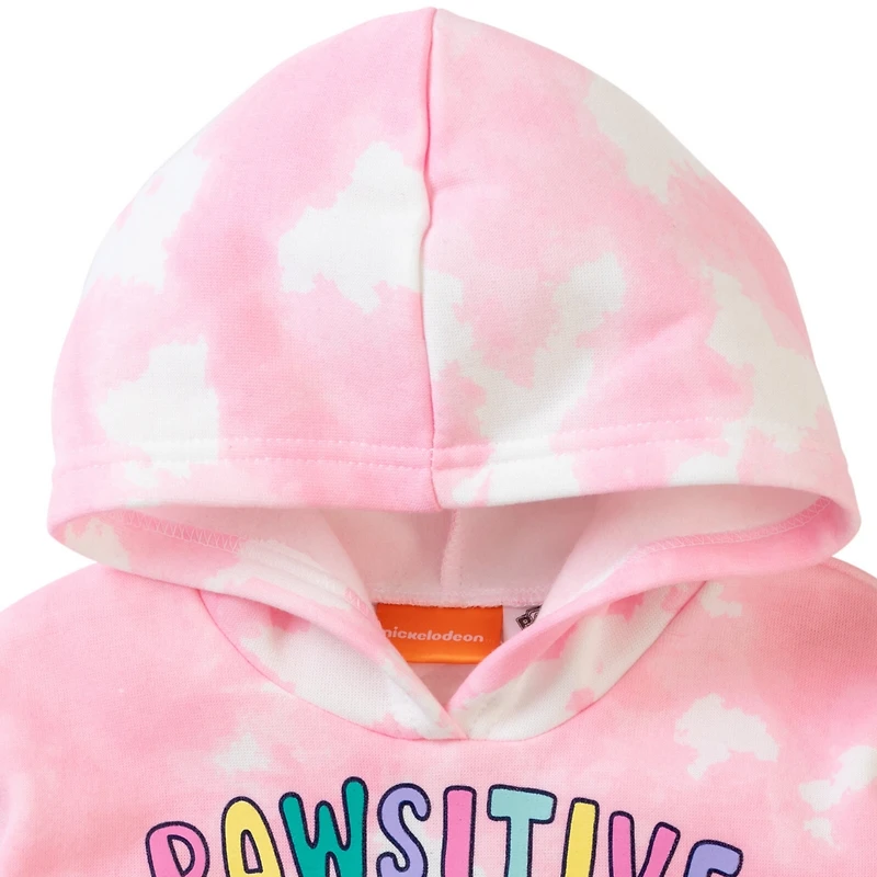 Paw Patrol Toddler Girls Pullover Crossover Fleece Hoodie and Leggings Outfit Set
