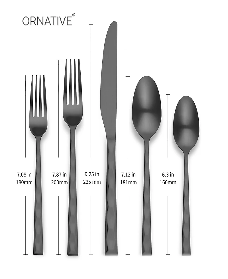 Ornative Rooney 20 Piece Flatware Set