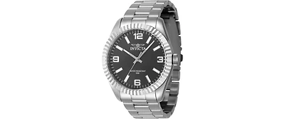 Invicta Men's 47448 Specialty Quartz 3 Hand Black Dial Watch