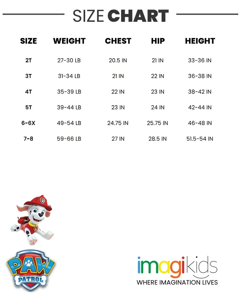 Paw Patrol Toddler Girls Hooded Cosplay T-Shirt Dress and Leggings Outfit Set to (2T - 7-8)