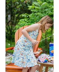 Bluey Little Girls Cami Matching Family Dress