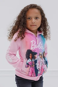Barbie Toddler Girls Fleece Zip Up Hoodie
