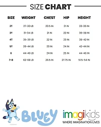 Bluey Boys Bingo Cozy Sherpa Zip Up Cosplay Hoodie