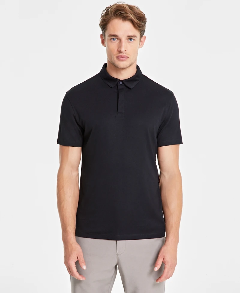 Alfani Men's AlfaTech Stretch Solid Polo Shirt, Created for Macy's