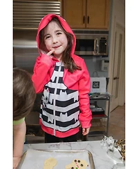 Gabby's Dollhouse Girls Dreamworks Zip Up Hoodie to