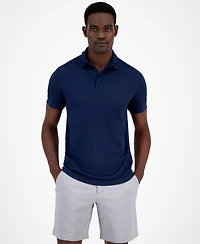 Alfani Men's AlfaTech Stretch Solid Polo Shirt, Created for Macy's