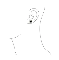 Bling Jewelry Cut Stud Earrings For